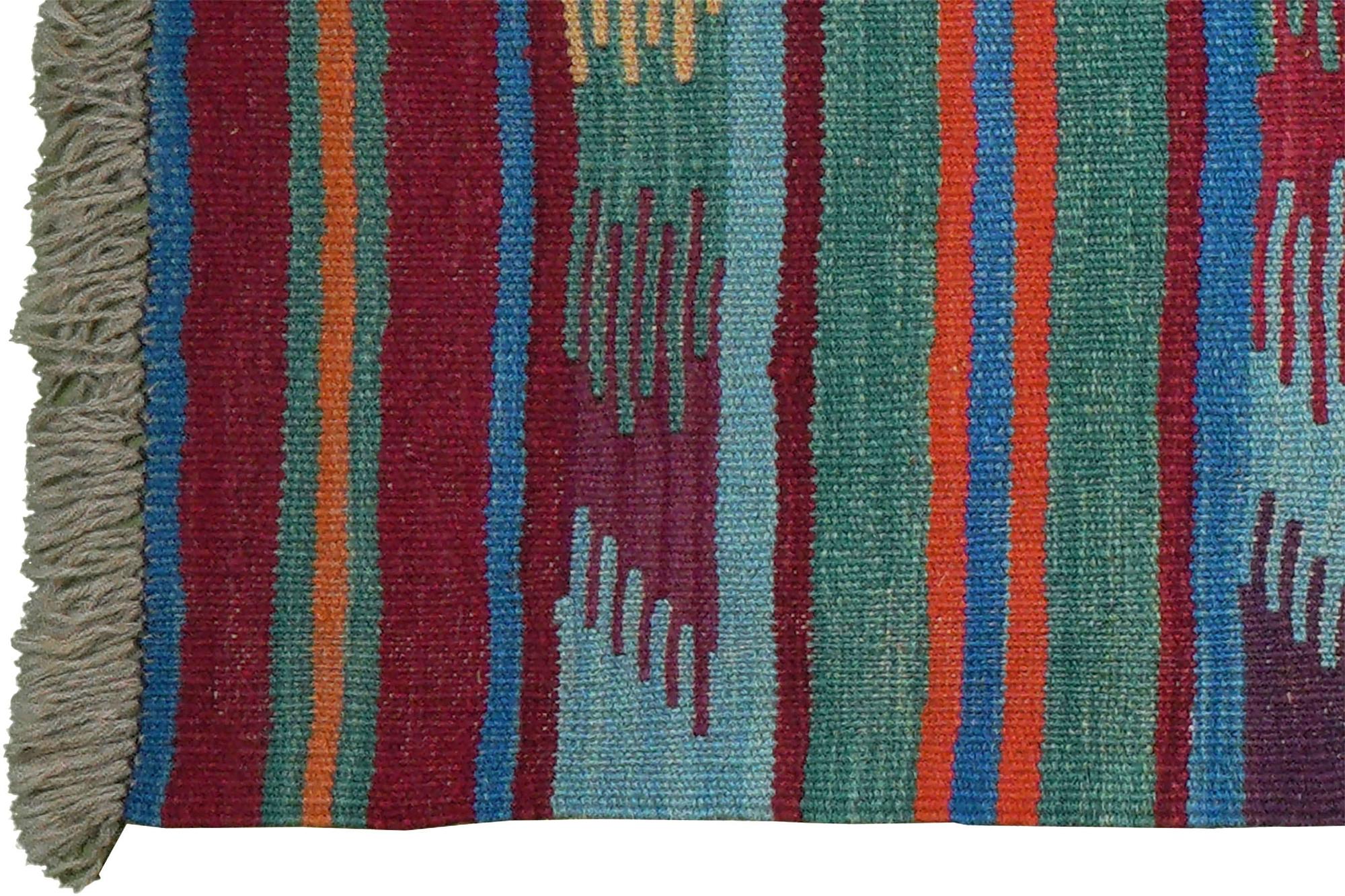 Kilim Gashgai Teppich Mehrfarbig 1