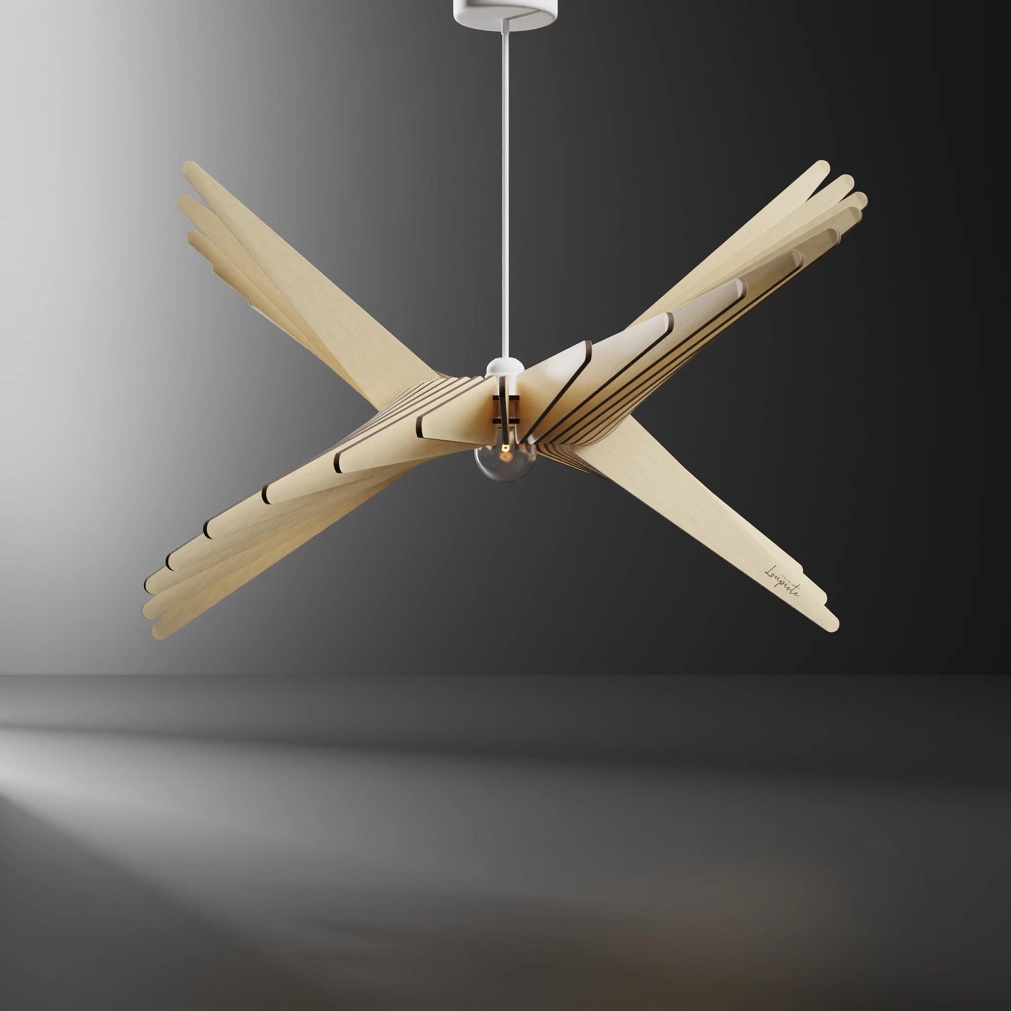 Albatros Pendant Lamp Wood 100cm 0