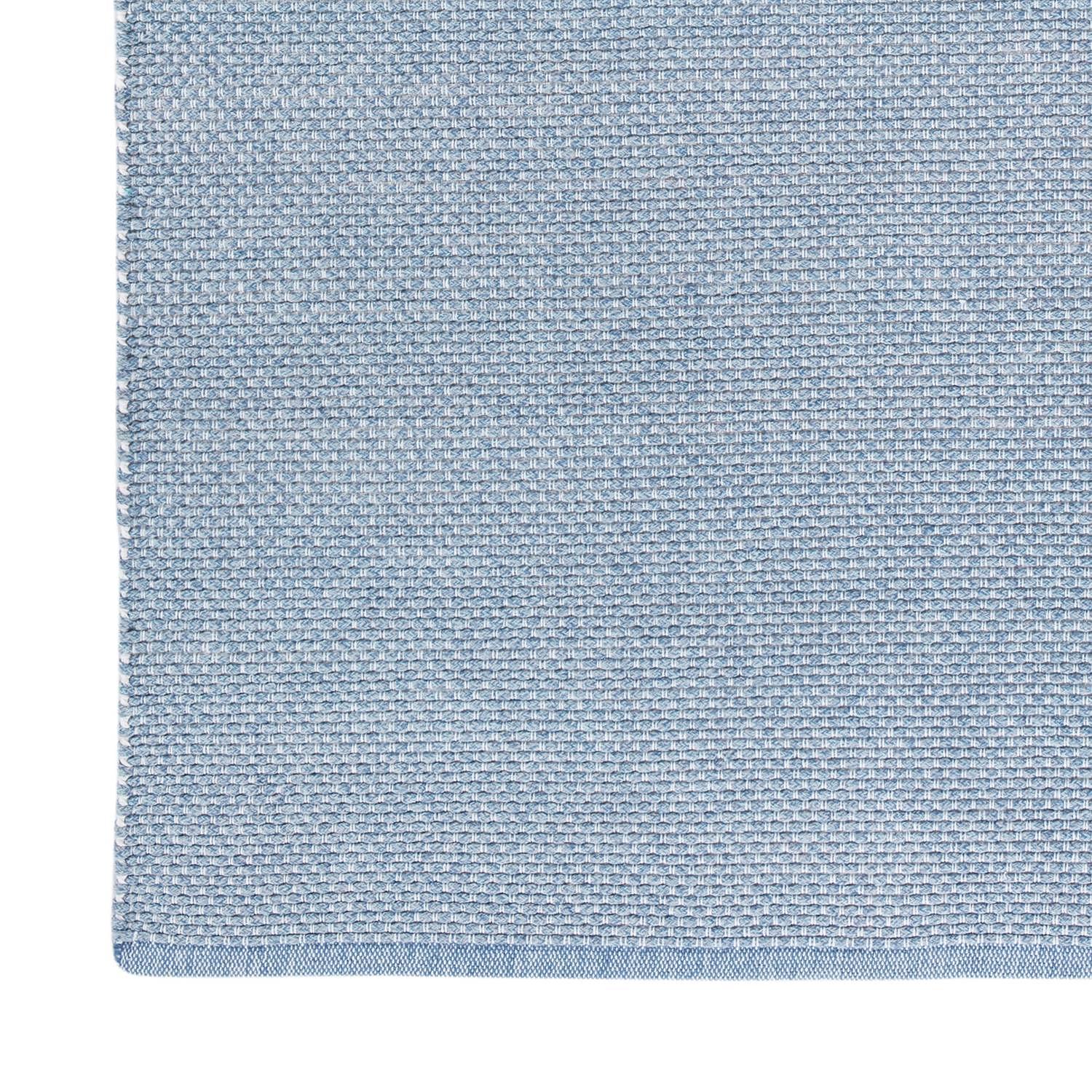 Wollteppich Wohnidee Liv Baumwolle Hellblau 4