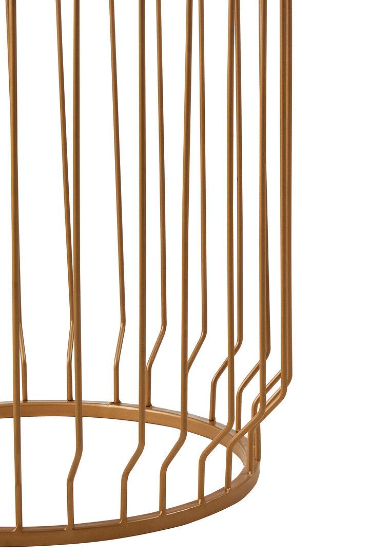 Shalimar Side Table Marble Gold White 8