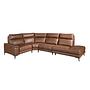 Sofa Récamiere Rechts Leder Tabakbraun 1