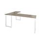 Workspace Basic I  Eckschreibtisch Holz Grau 9