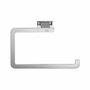 Towel rack metal silver 1