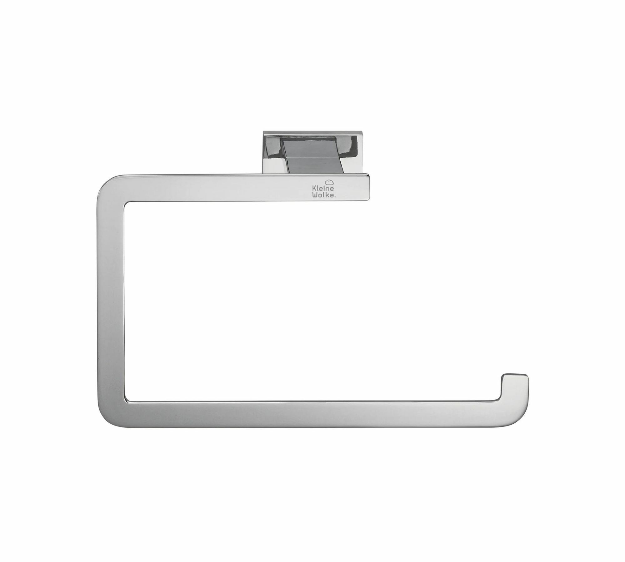 Towel rack metal silver 1