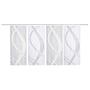 Schiebevorhang Tibaso (4er-Set) Polyester Weiß 57 x 145 cm 0