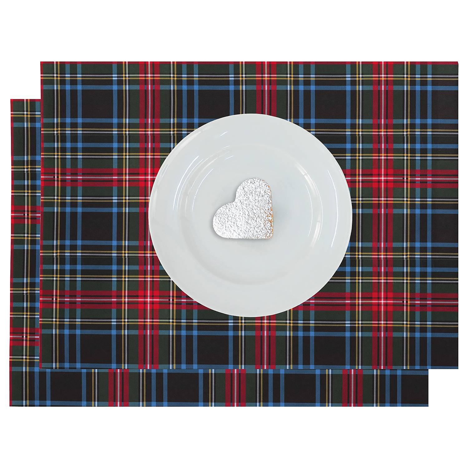 Tischset 9539 (1er-Set) Baumwolle Blau 0