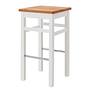 Bar stool Boston Solid Pine White 0