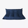 Togo Sofa 3-Sitzer Textil Marineblau 0