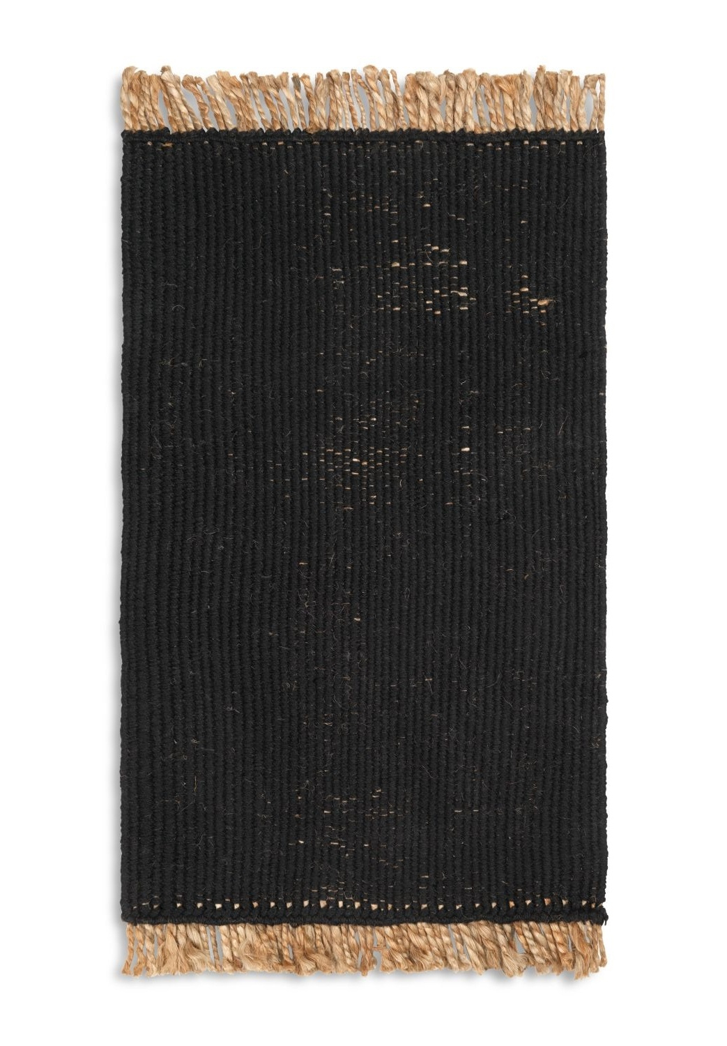 Block-Matte Schwarz 80 x 50 cm 0