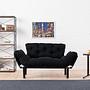 Nitta Sofa Bed 2-seater Black 1