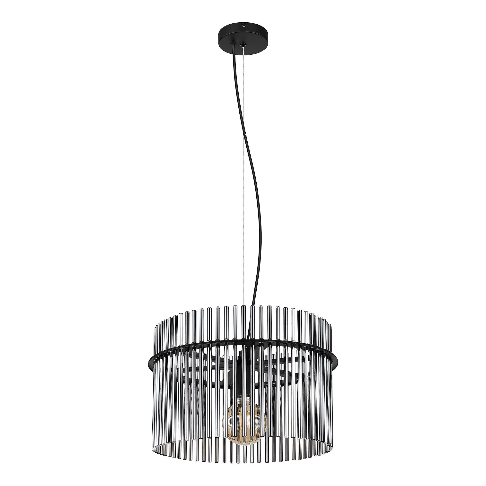 Gorley Typ E Pendelleuchte Rauchglas Eisen 1-flammig 3