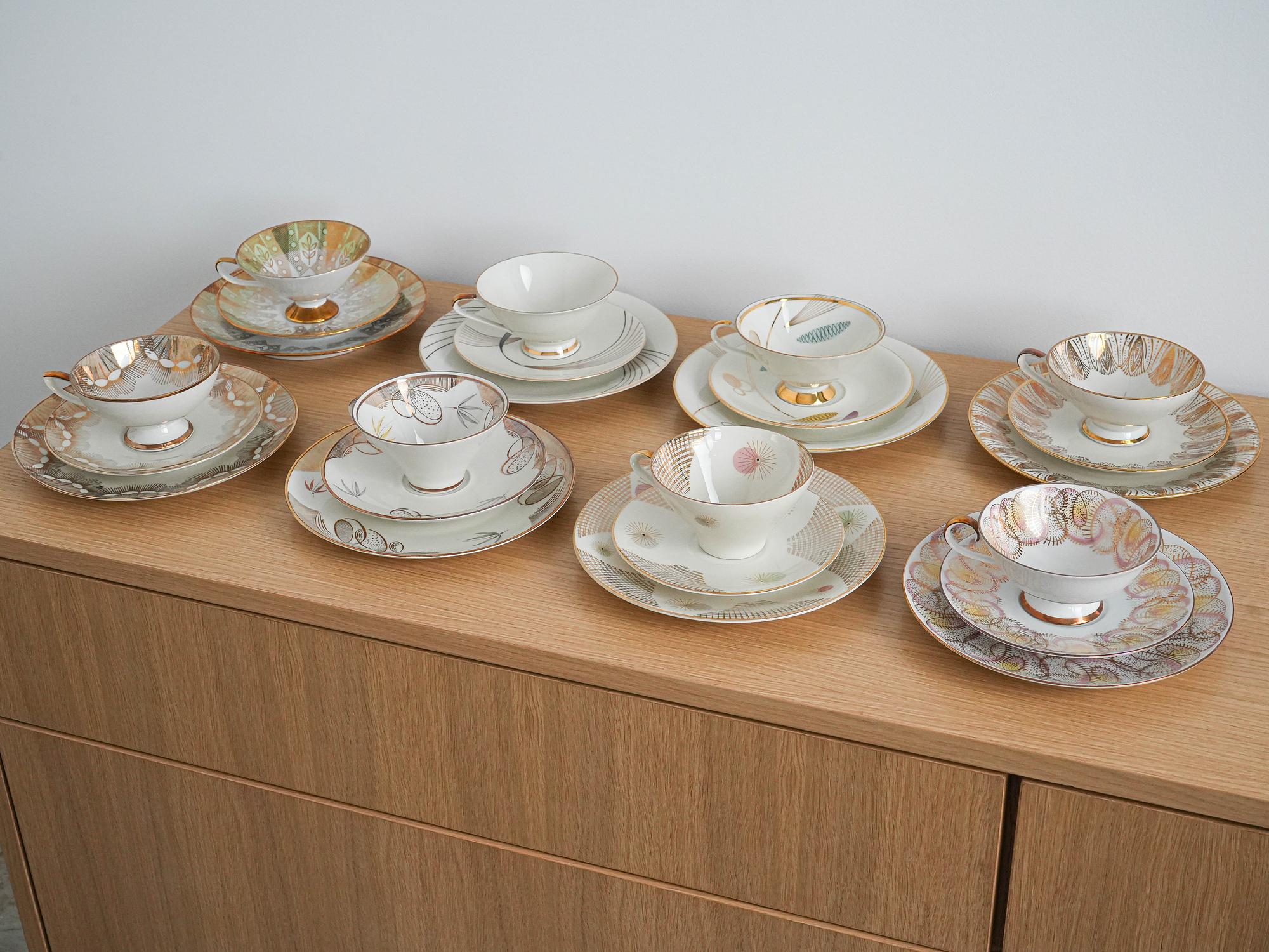 Tazza in porcellana multicolore 1