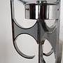 Standing lamp Murano glass Silver 1970s 6