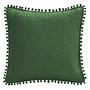 Ladore Dekokissen Polyester Dunkelgrün 45 x 45 cm 0