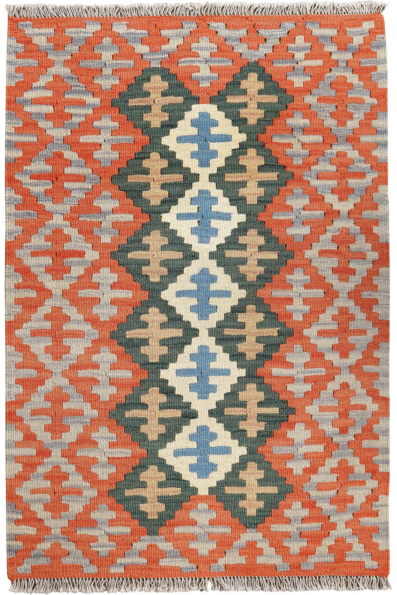 Kilim Gashgai Teppich Mehrfarbig 0