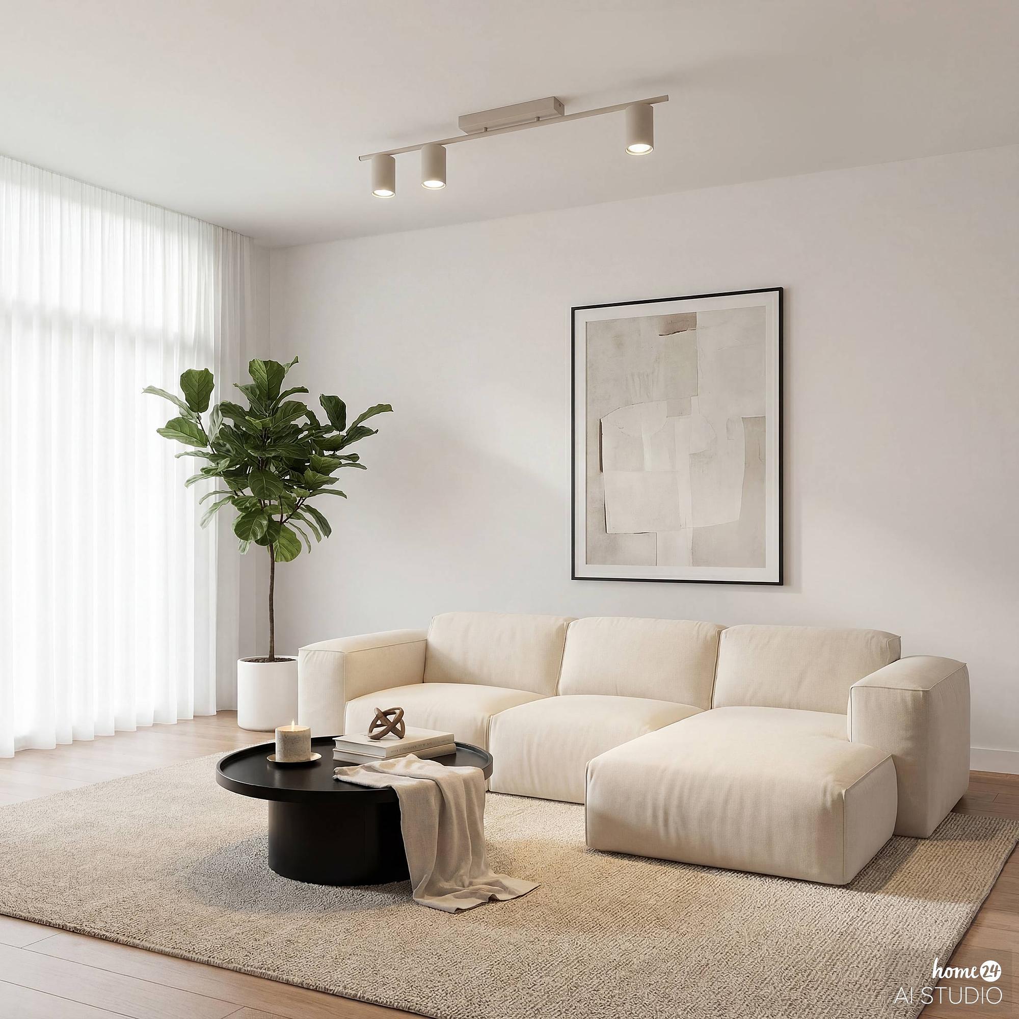 Hovia Pendelleuchte Balkenform 3-flammig Eisen 3