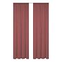 Fertiggardine Softy 2er-Set Polyester Beere 140 x 160 cm 0