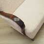 Vintage Sofa Beech wood Beige Fabric 1960s 8