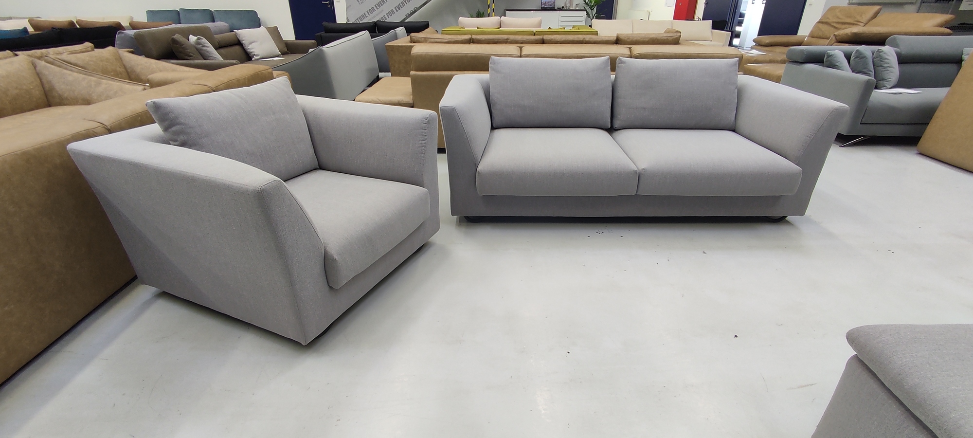 Giulia Sessel Textil Grau 9
