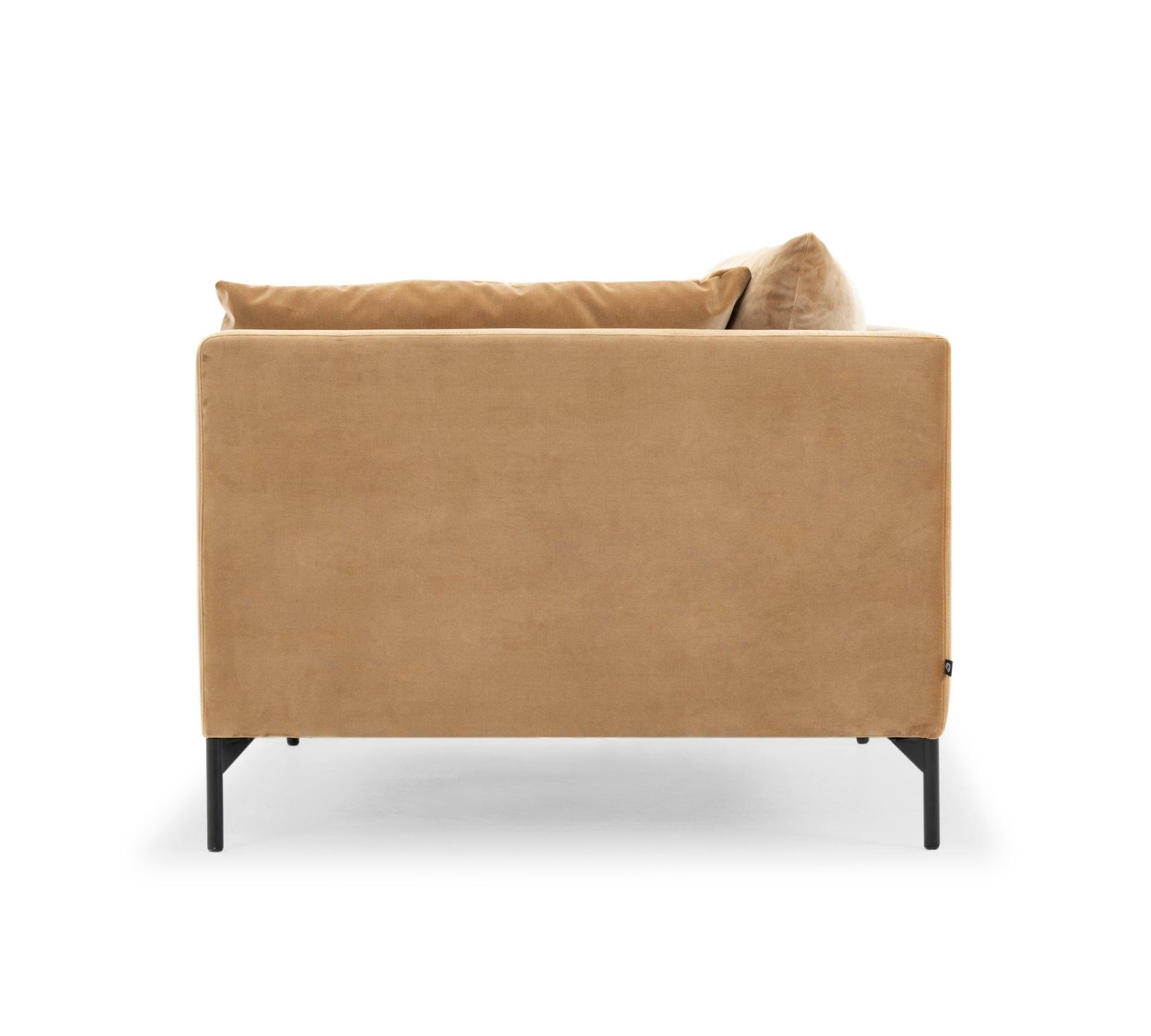 Vincent 1-Sitzer Modul rechts Velour Matt Beige 2