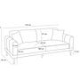 Seren Sofa 3-Sitzer Creme 9