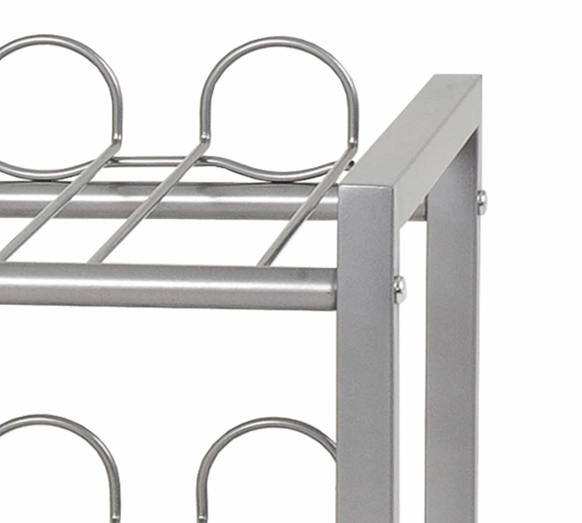 Flaschenregal Metall 30 x 1,5L 2