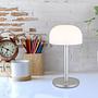 Norman LED table lamp Acrylic glass Bamboo 1-flame 1