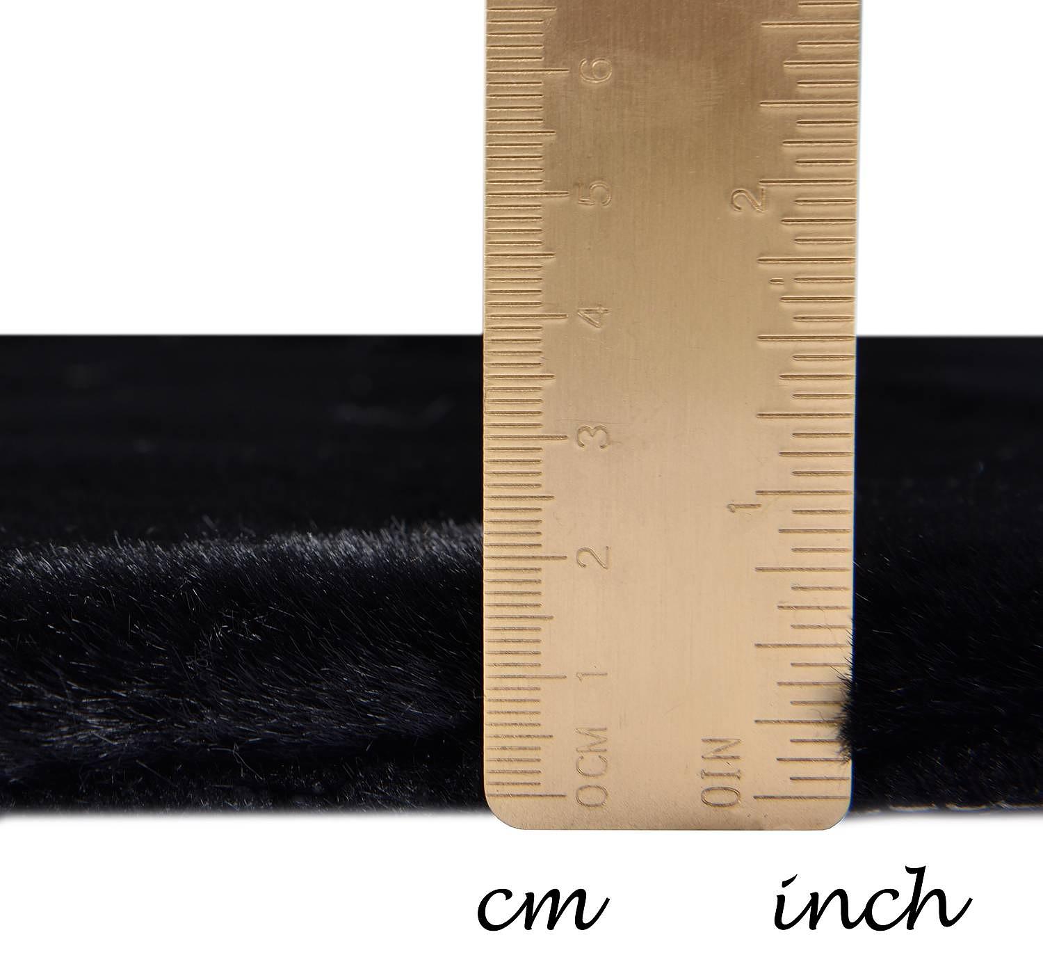 Kunstfell Giorgia Polyester Schwarz 60 x 80 cm 4