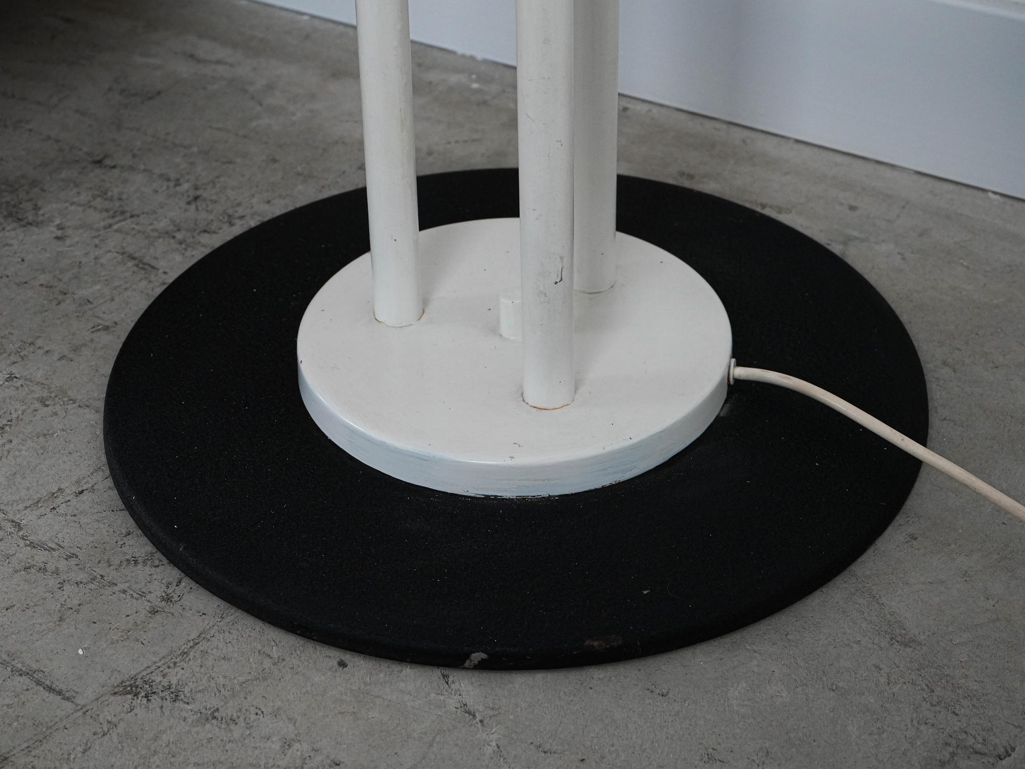 Floor lampMetalMurano glass1970s 5