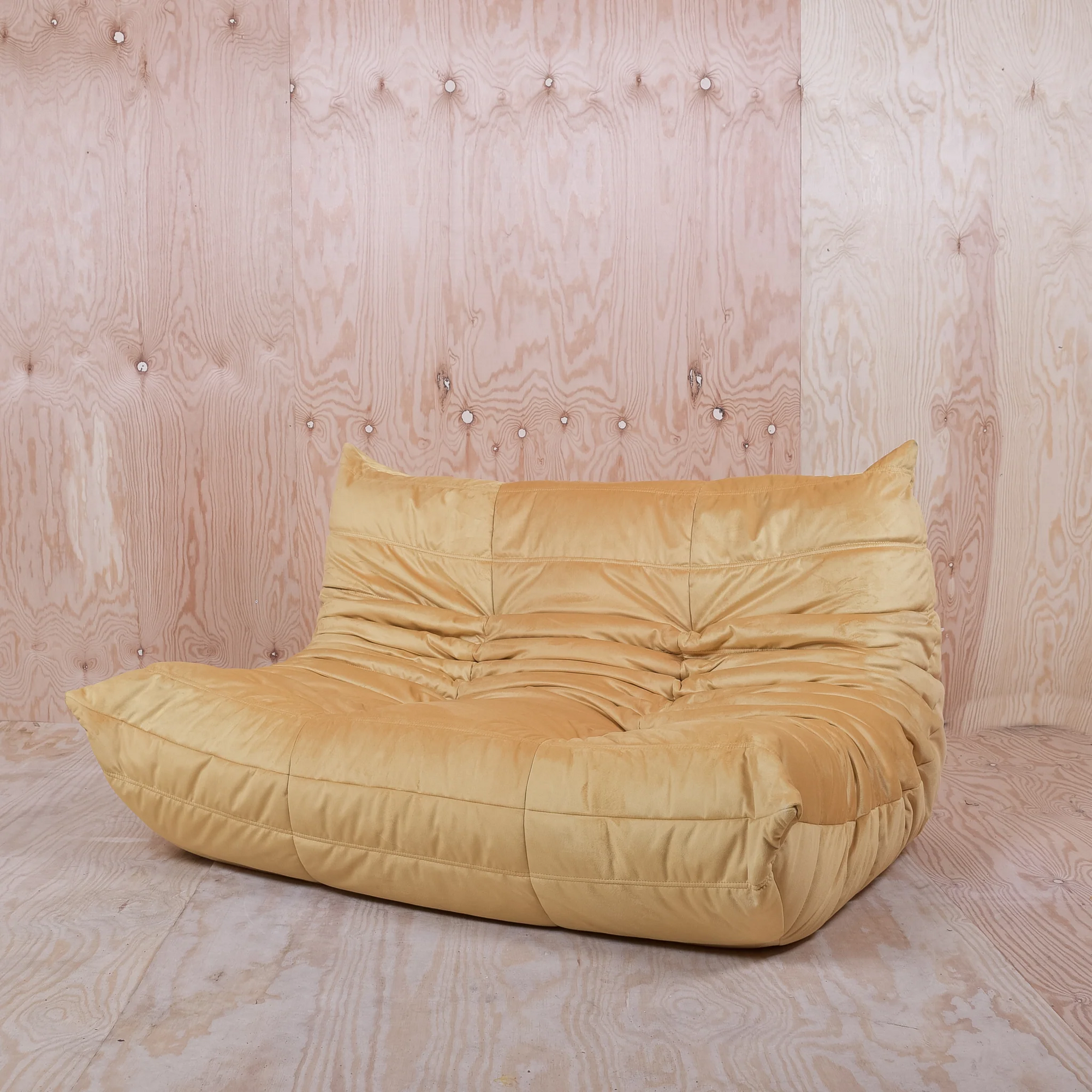 Togo Sofa 3er Set Textil Beige 2