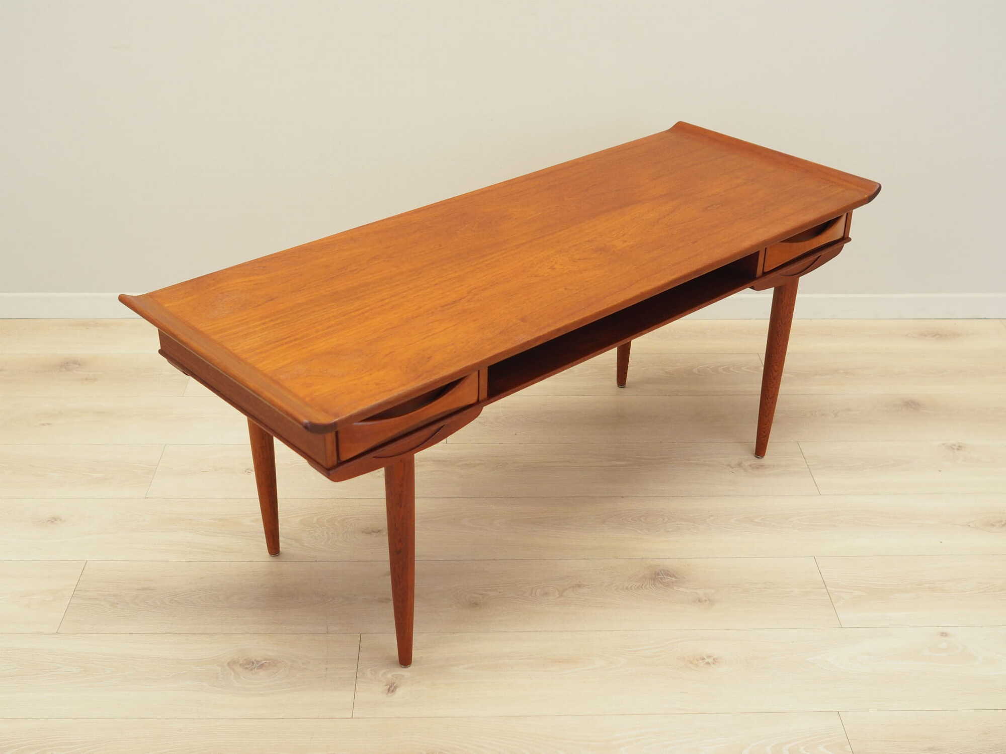 Vintage Coffee Table Teak Brown 1970s 5