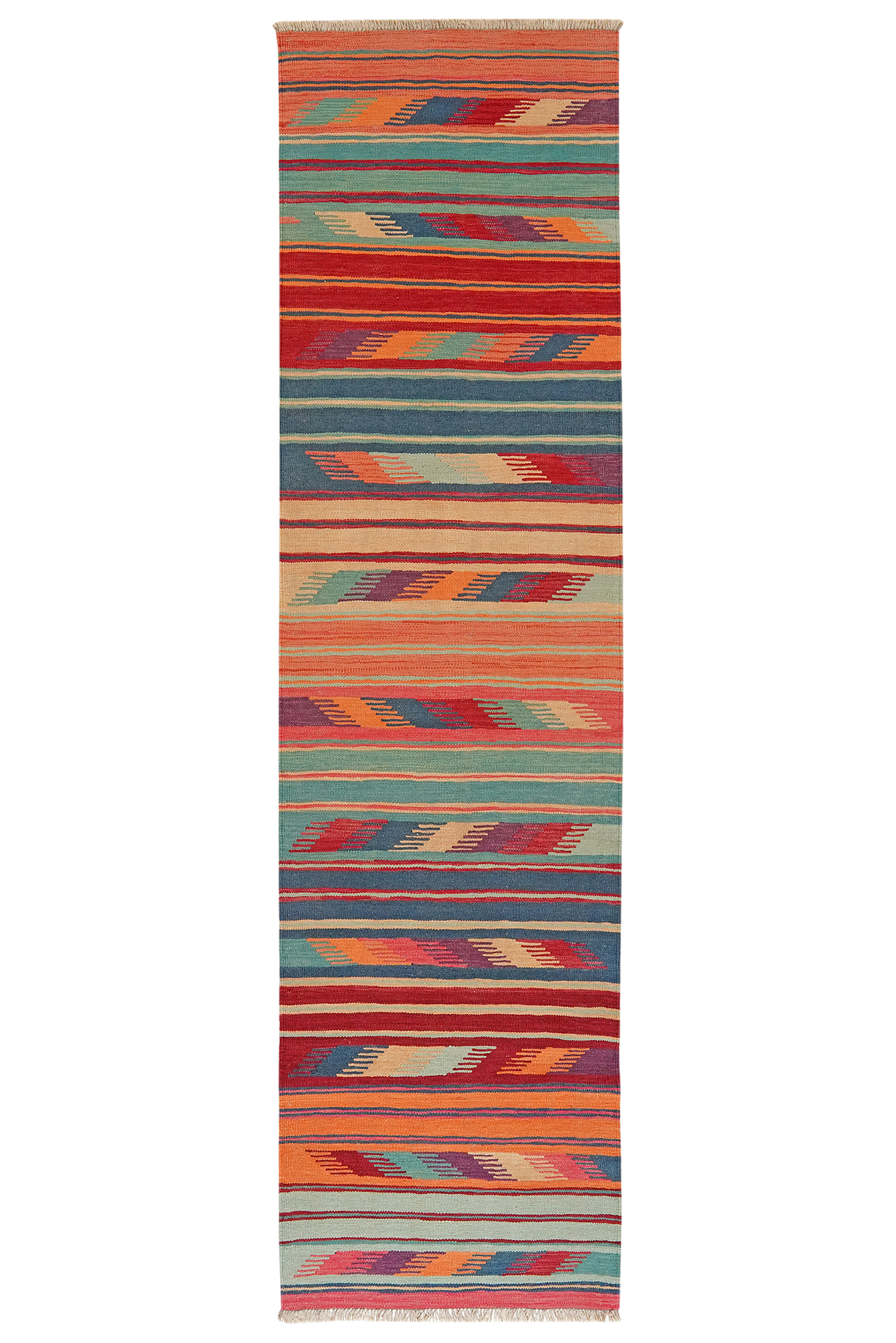 Kilim Gashgai Teppich Mehrfarbig 0