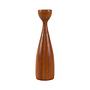 Tealight holder teak wood 1970s 0