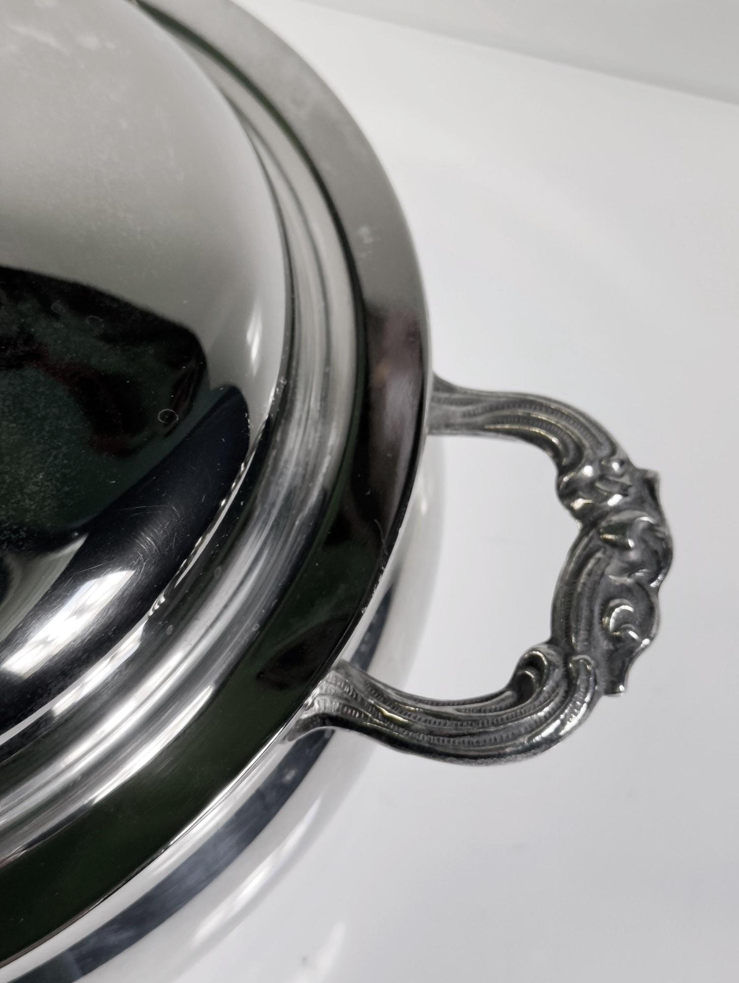 Vintage Versilberte Schale Silber 1970er Jahre 3