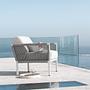 Club Garten Loungesessel Grau 4