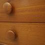 Vintage chest of drawers Teak wood Brown 1960s 11