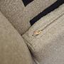 Vintage armchair Teak textile grey 1960s 10