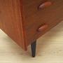 Vintage Kommode Teakholz Braun 1970er Jahre 11