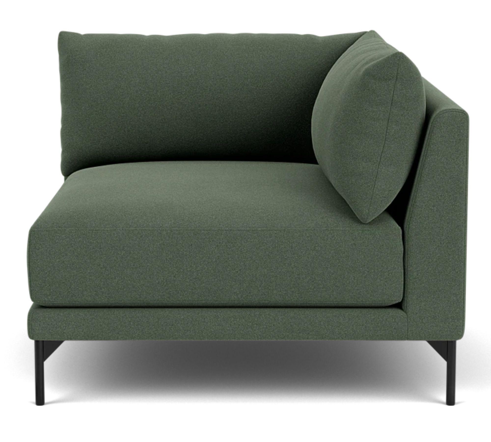 Vincent Modulo angolare 1 posto destro Cura Dark Green 0