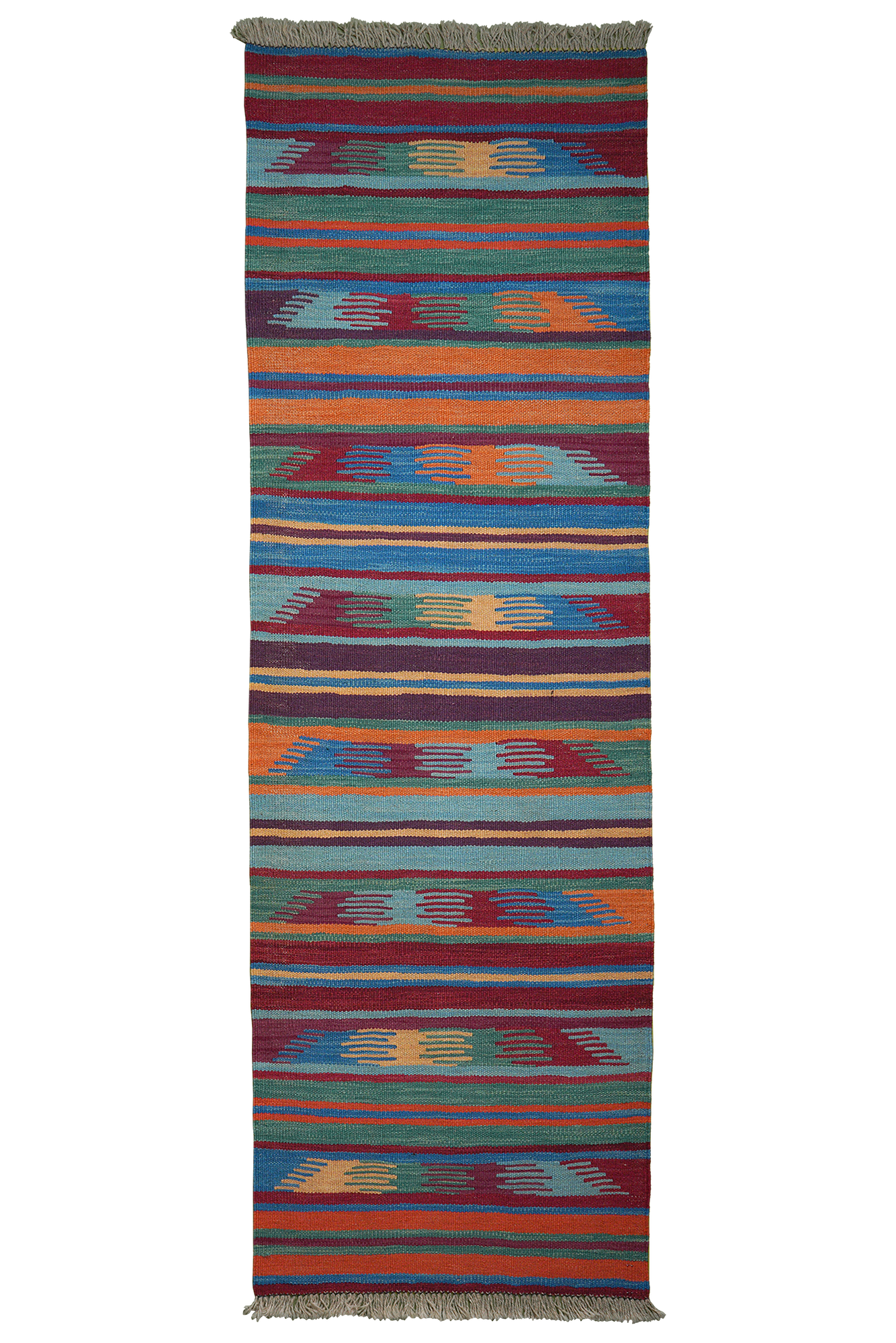 Kilim Gashgai Teppich Mehrfarbig 0