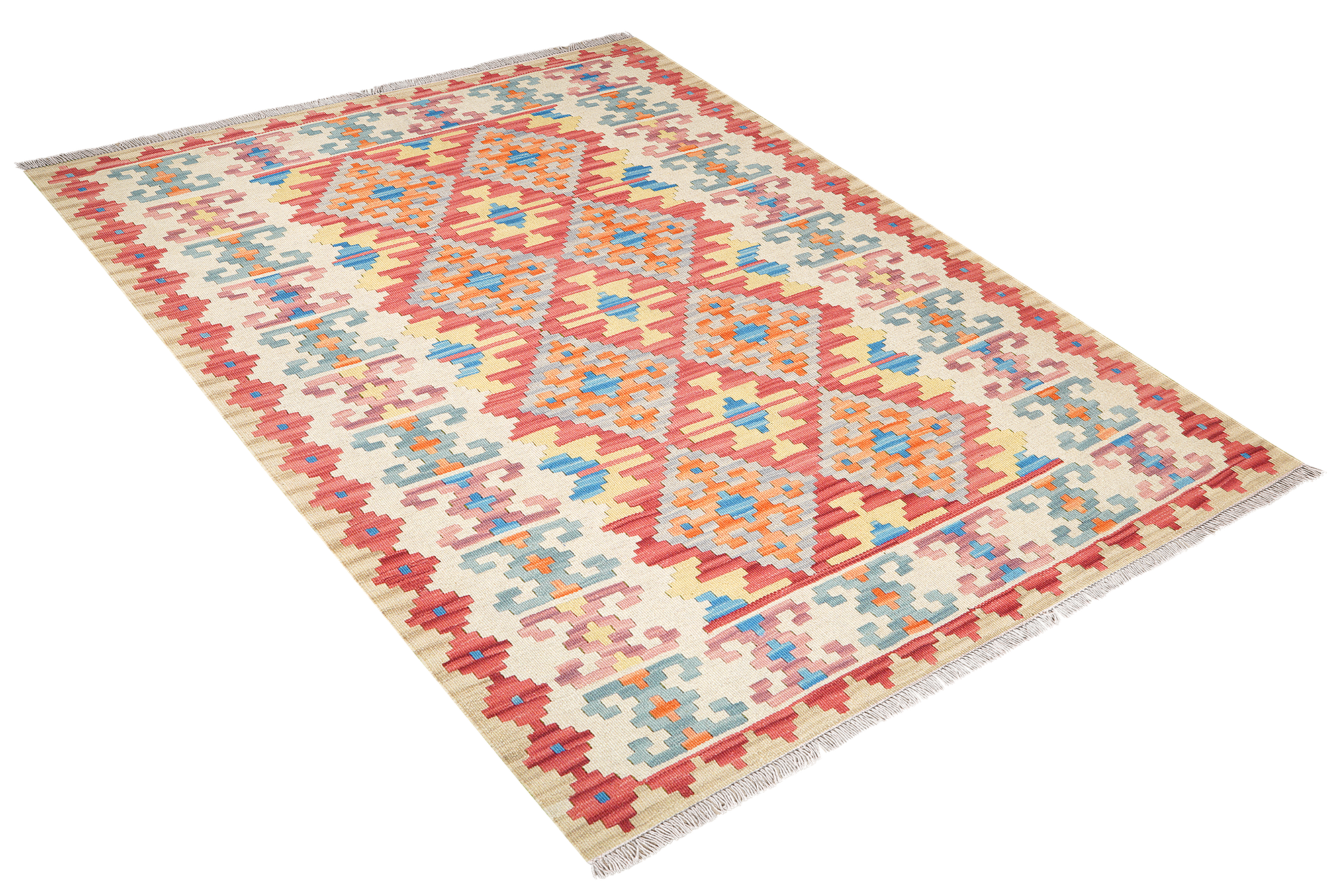 Kelim Gashgai Wool Multicolored 2