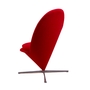Heart Cone Chair von Verner Panton Rot 7