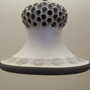 Vintage pendant lamp ceramic white 1960s 5