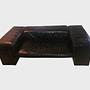 Brigadier Sofa 2-Sitzer Leder Schwarz 0