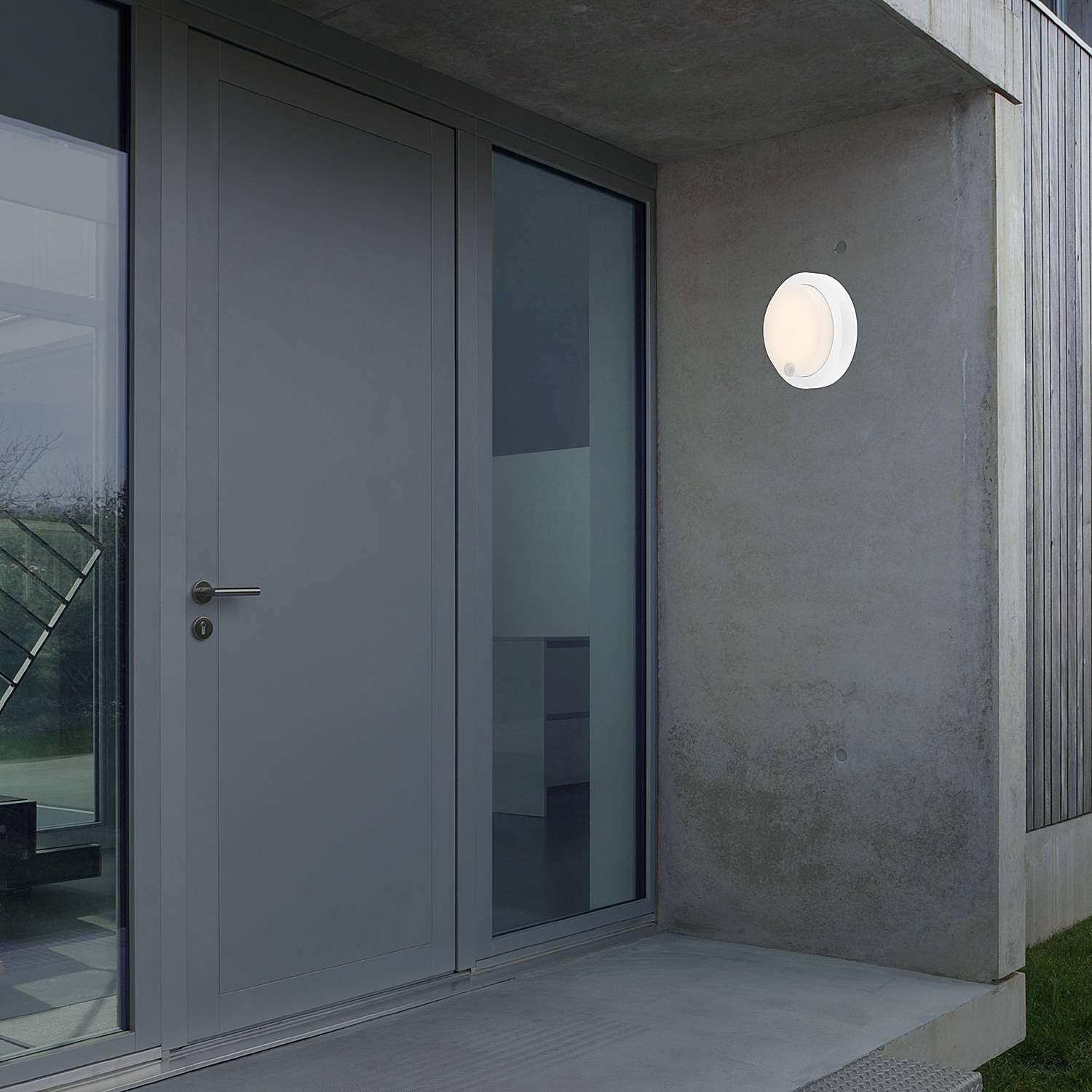 1-Flame LED Wall Light Presigo Polypropylene White 2