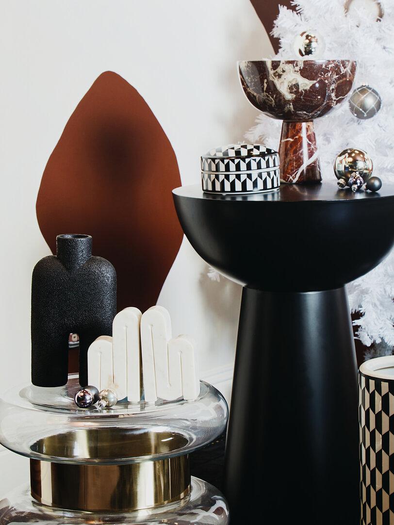 Marlo Kleiner Geometrisch Gemusterte Keramikdose 3