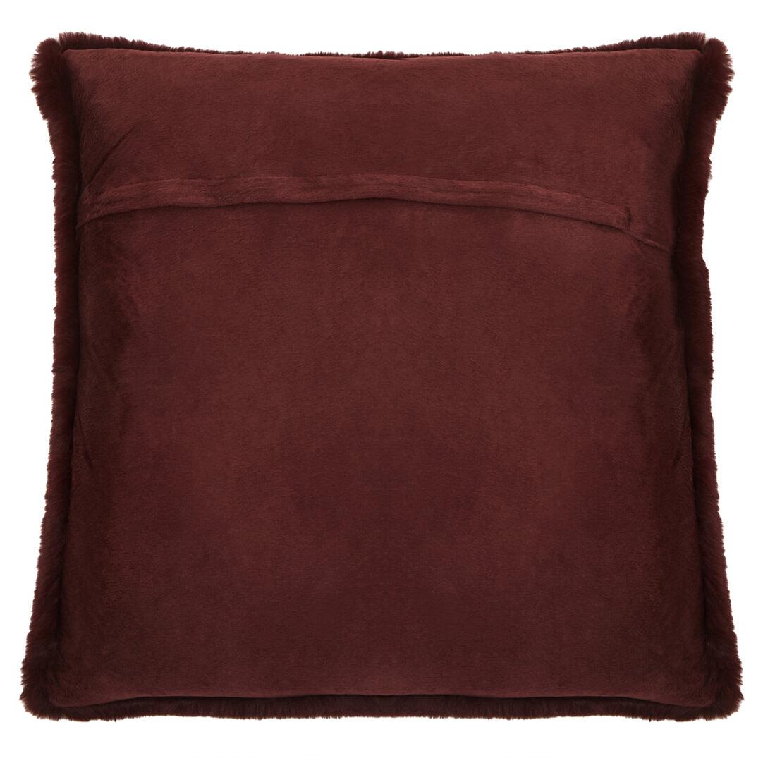 Bosie Lamina Rotwein Quadratisches Kissen
 2