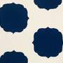 Handgetufteter Wollteppich Blau Weiß 170 x 240 cm 1