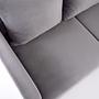 MALMO Sofa 3-Sitzer Grau 9