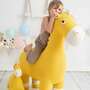 Horse Maxi Plush Toy Cotton Wood Yellow 3